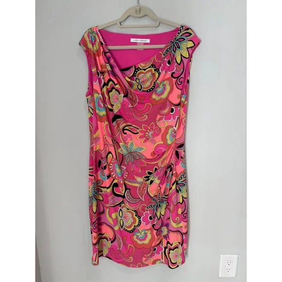 Peter Nygard Side Ruched Dress, size 16 - Picture 2 of 11